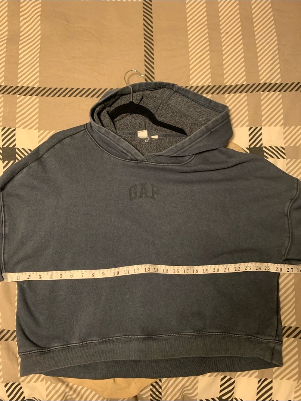 GAP 3-Piece Athleisure Bundle Navy Washed Hoodie L, Navy Leggings L & Logo Hat - Picture 9 of 10